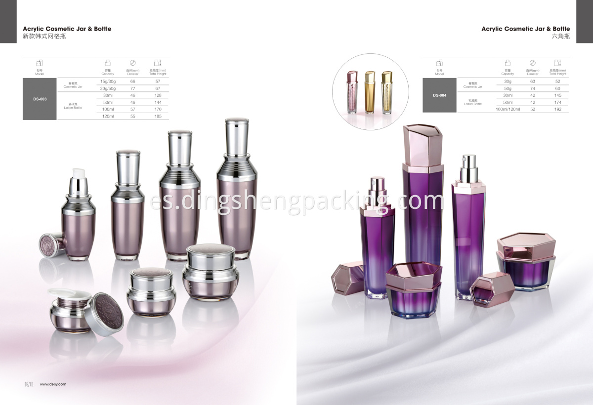 Hexagon Bottle With Screw Liner